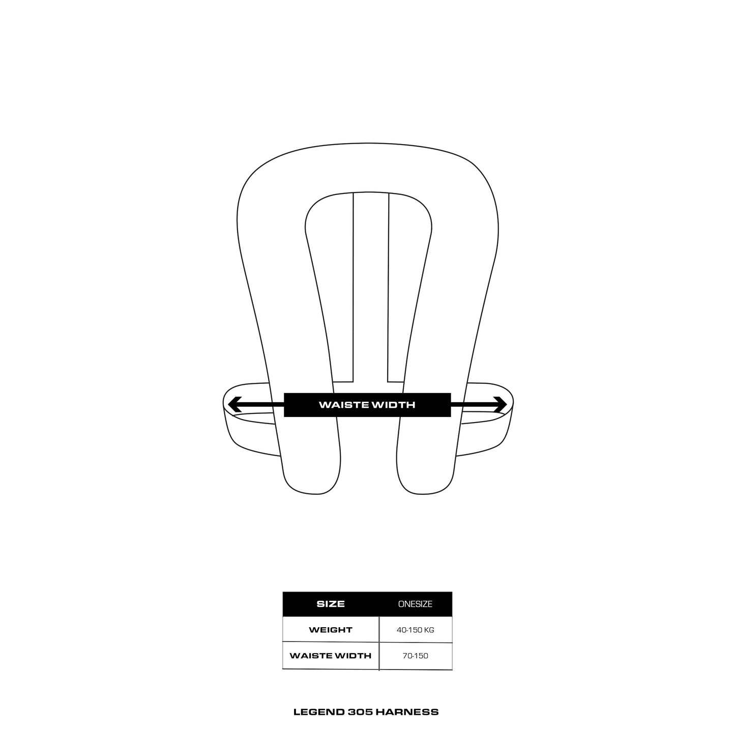 LEGEND 305N LIFE JACKET AUTOMATIC WITH HARNESS