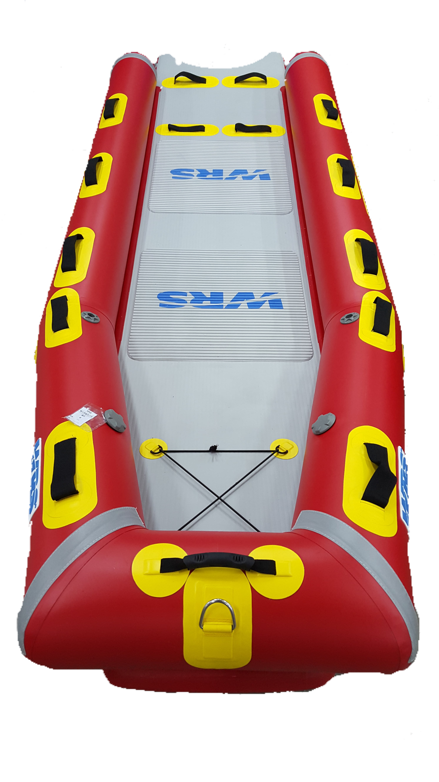 WRS Rescue X-Sled high volume bow and swallow tail design.